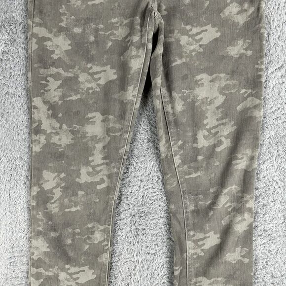 Spanx Women's Shaping Jeggings L Grey Camo High Rise Slimming Stretch Comfort - Picture 5 of 15